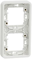 Рамка вертикальная Schneider Electric Mureva Styl 2-м. IP55 белый